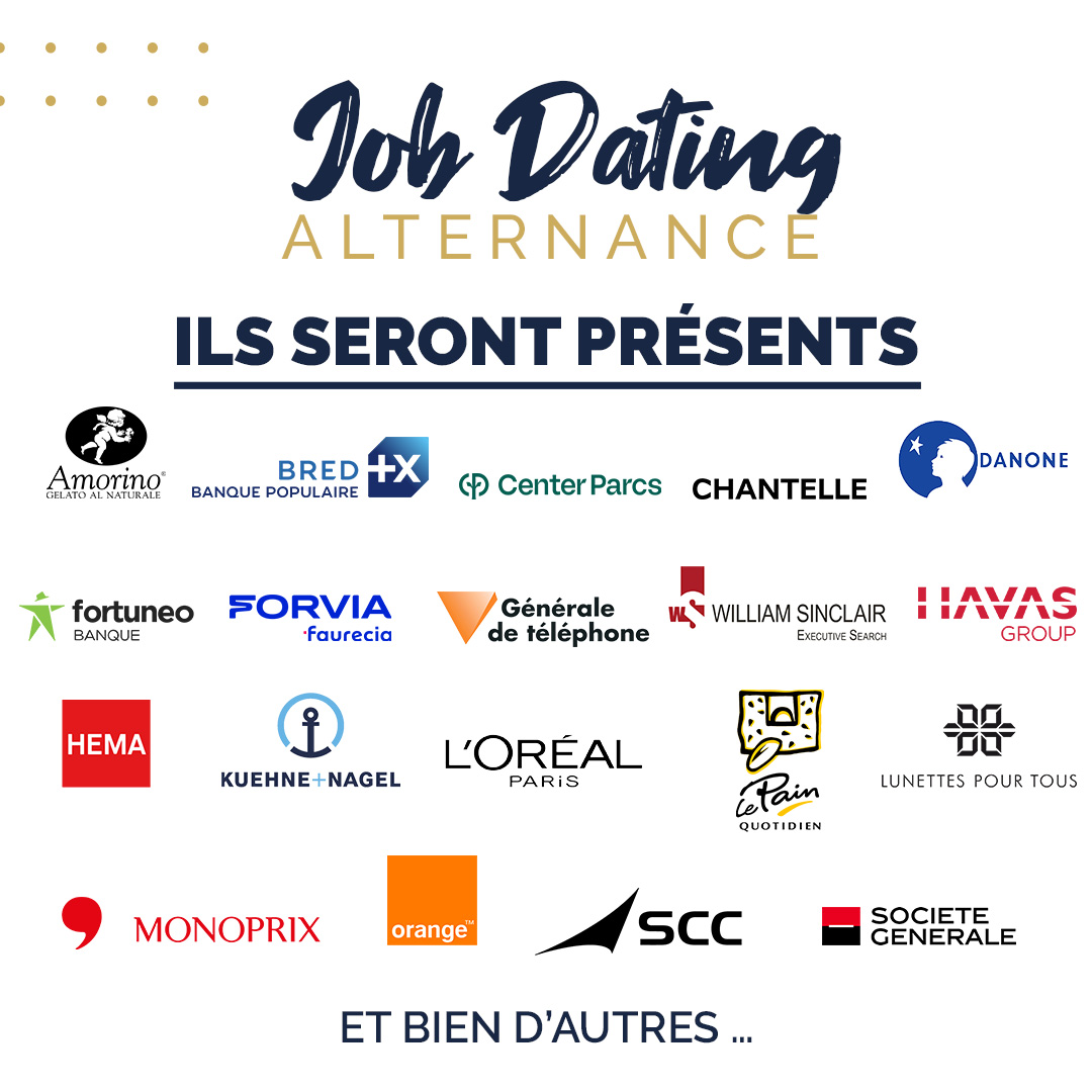 Entreprises Partenaires Job Dating 2023