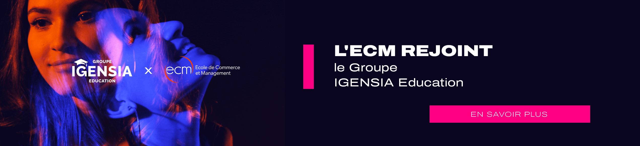 ECM à rejoint le groupe IGENSIA Education