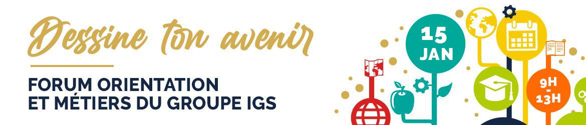 Forum orientation et métiers du Groupe IGS Lyon
