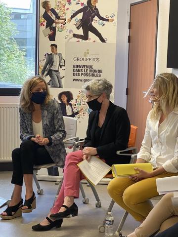 Sophie Cluzel au Groupe IGS